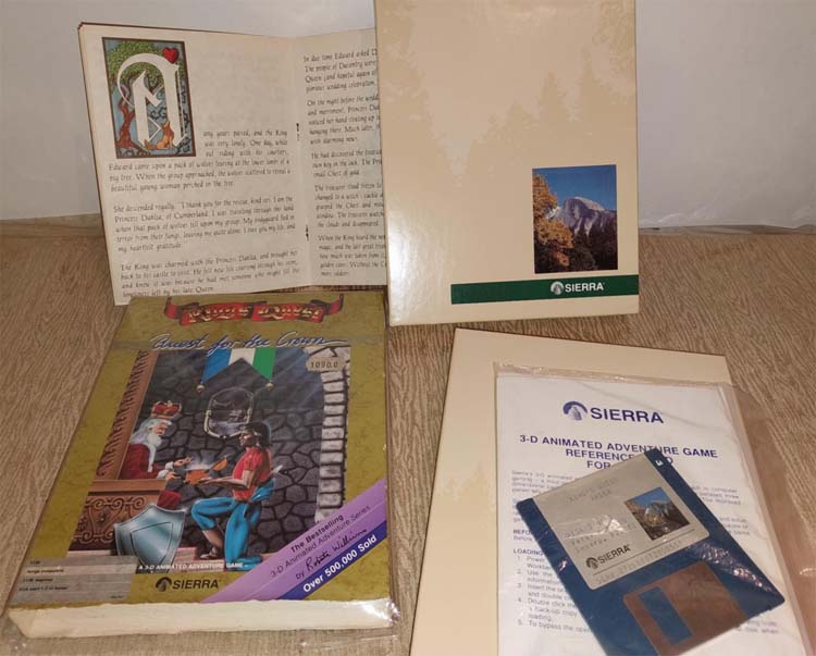 Space Quest 1: The Sarien Encounter for Amiga Computers..