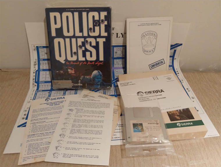 Police Quest 1: In Pursuit of the Death Angel for Amiga..