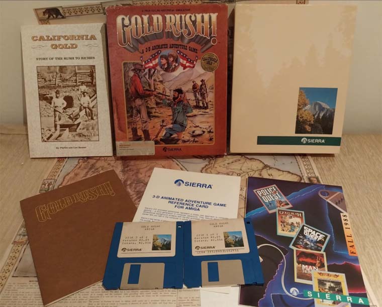 Gold Rush for Amiga Computers..